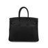 HERMES BIRKIN 25 BLACK TOGO HAND BAG □L SHW 90301630 - PURPOSE