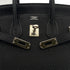 HERMES BIRKIN 25 BLACK TOGO HAND BAG □L SHW 90301630 - PURPOSE