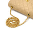 CHANEL VINTAGE MATELASSE CHAIN SHOULDER BAG BEIGE CAVIAR SKIN 90301634 - PURPOSE