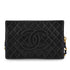 CHANEL VINTAGE MATELASSE CHAIN SHOULDER BAG WHITE BLACK LAMB SKIN 90301637 - PURPOSE