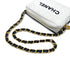 CHANEL VINTAGE MATELASSE CHAIN SHOULDER BAG WHITE BLACK LAMB SKIN 90301637 - PURPOSE
