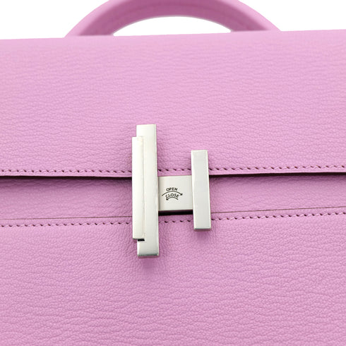 HERMES CINHETIC TO GO MAUVE SYLVESTRE CHEVRE HAND SHOULDER BAG D SHW 90301638 - PURPOSE