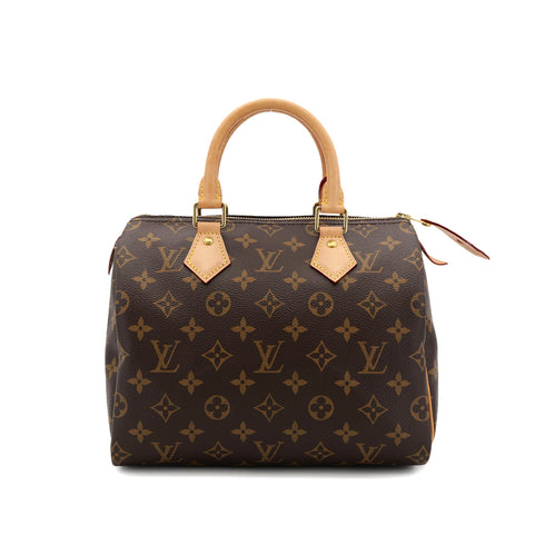 LOUIS VUITTON MONOGRAM SPEEDY 25 HAND BAG BROWN M41109 90301643 - PURPOSE