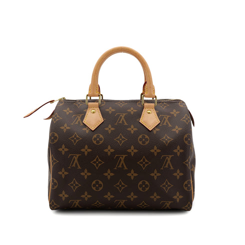 LOUIS VUITTON MONOGRAM SPEEDY 25 HAND BAG BROWN M41109 90301643 - PURPOSE