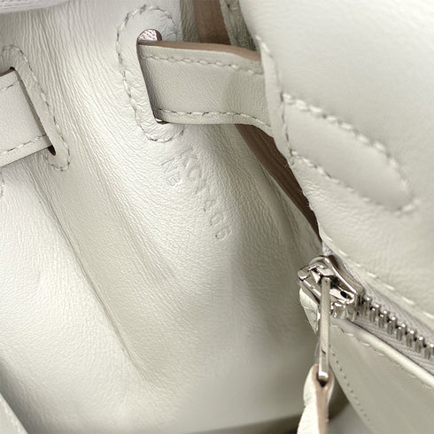 HERMES KELLY25 RETOURNE TARTAN LIGHT NEW GRIS PERLE VERT MOYEN ROSE BUBBLEGUM SWIFT K 90301644 - PURPOSE