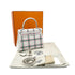 HERMES KELLY25 RETOURNE TARTAN LIGHT NEW GRIS PERLE VERT MOYEN ROSE BUBBLEGUM SWIFT K 90301644 - PURPOSE