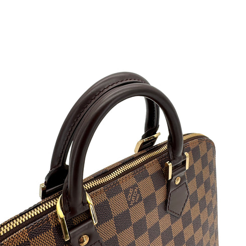 LOUIS VUITTON DAMIER ALMA HAND BAG EBENE CANVAS N51131 90301648 - PURPOSE