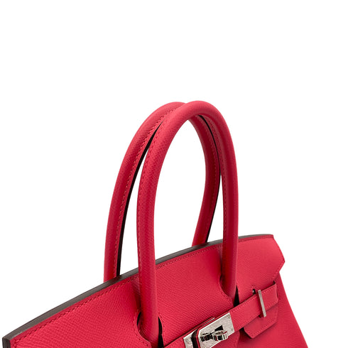 HERMES BIRKIN 30 ROSE EXTREME EPSOM HAND BAG D SHW 90301649 - PURPOSE