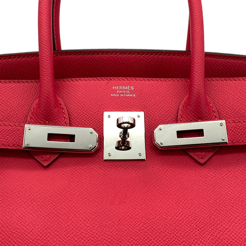 HERMES BIRKIN 30 ROSE EXTREME EPSOM HAND BAG D SHW 90301649 - PURPOSE