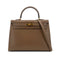 HERMES KELLY 35 SELLIER ETOUPE VEAU TADELAKT HAND SHOULDER BAG A GHW 90301655 - PURPOSE