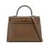 HERMES KELLY 35 SELLIER ETOUPE VEAU TADELAKT HAND SHOULDER BAG A GHW 90301655 - PURPOSE