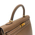 HERMES KELLY 35 SELLIER ETOUPE VEAU TADELAKT HAND SHOULDER BAG A GHW 90301655 - PURPOSE