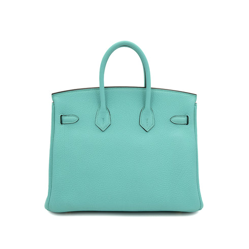 HERMES BIRKIN 25 BLUE SAINT CYR TOGO HAND BAG T GHW 90301656 - PURPOSE