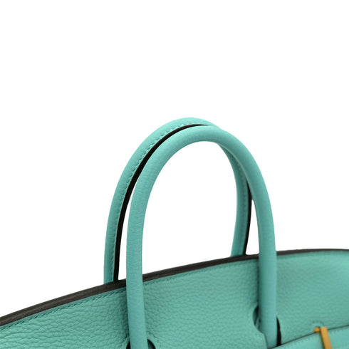 HERMES BIRKIN 25 BLUE SAINT CYR TOGO HAND BAG T GHW 90301656 - PURPOSE