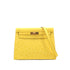 HERMES KELLY DANCE2 JAUNE CITRON OSTRICH 4WAY BAG Y RGHW 90301659 - PURPOSE