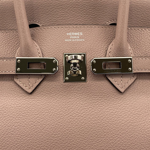 HERMES BIRKIN 25 GLYCINE EVERCOLOR HAND BAG T SHW 90301660 - PURPOSE