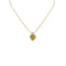 CHRISTIAN DIOR NECKLACE LOGO HEART RHINESTONE GOLD ACCESSORY 90301662 - PURPOSE