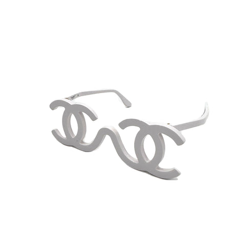 CHANEL SUNGLASSES COCOMARK 1994 RUNWAY RIMITED WHITE EYEWEAR 90301663 - PURPOSE
