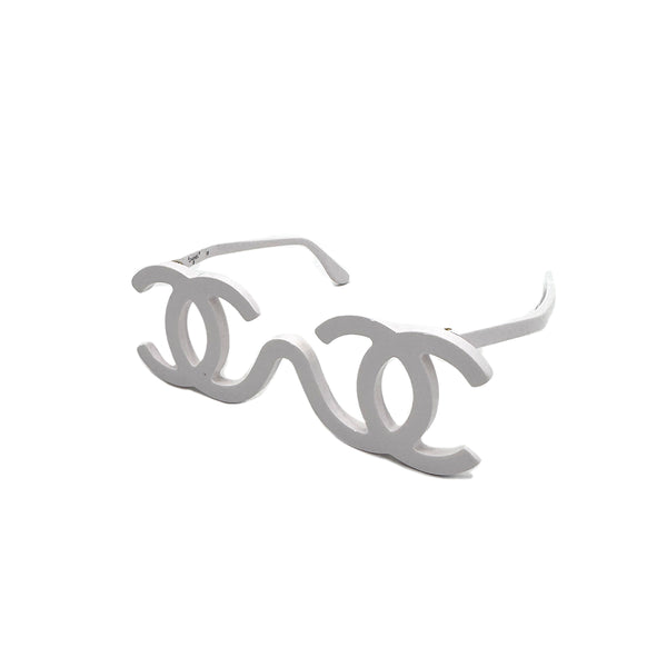 CHANEL SUNGLASSES COCOMARK 1994 RUNWAY RIMITED WHITE EYEWEAR 90301663 - PURPOSE