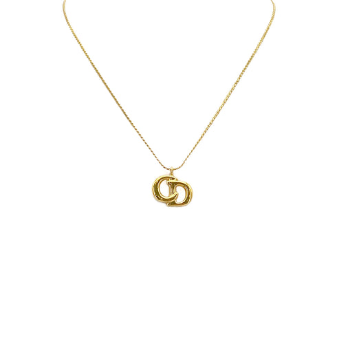 CHRISTIAN DIOR NECKLACE CD LOGO GOLD ACCESSORY 90301665 - PURPOSE