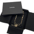 CHANEL NECKLACE COCOMARK DOUBLE CHAIN FAUX PEARL RHINESTONE ACCESSORY B19P 90301667 - PURPOSE