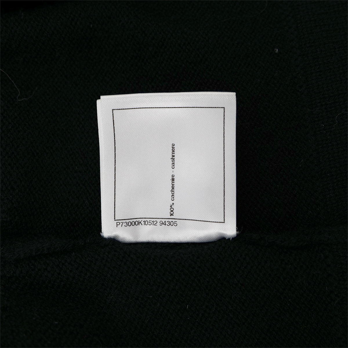 CHANEL COCOMARK BIJOU BUTTON KNIT VEST BLACK CASHMERE 40 P73 RTW 90301668