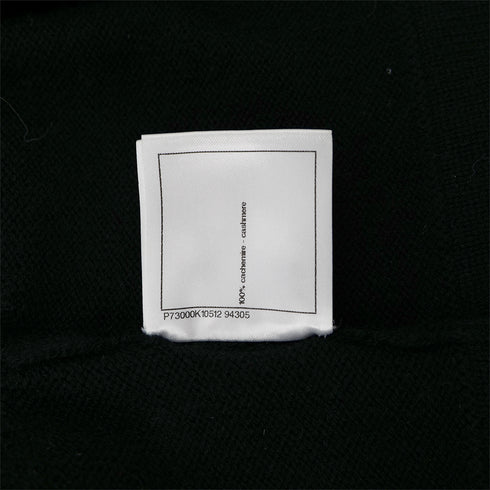 CHANEL COCOMARK BIJOU BUTTON KNIT VEST BLACK CASHMERE 40 P73 RTW 90301668 - PURPOSE