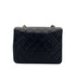 CHANEL VINTAGE MINI MATELASSE CHAIN SHOULDER BAG BLACK LAMB SKIN 90301695 - PURPOSE