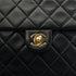 CHANEL VINTAGE MINI MATELASSE CHAIN SHOULDER BAG BLACK LAMB SKIN 90301695 - PURPOSE