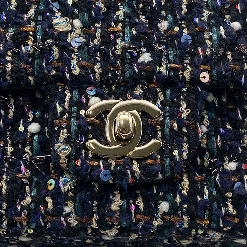 CHANEL MINI MATELASSE 20 CHAIN SHOULDER BAG MULTICOLOR TWEED 90301697 - PURPOSE