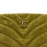 CHANEL VINTAGE BIJOU CHAIN SHOULDER BAG KAHKI CANVAS 90301698 - PURPOSE
