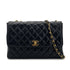 CHANEL VINTAGE MATELASSE CHAIN SHOULDER BAG BLACK LAMB SKIN 90301699 - PURPOSE