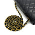 CHANEL VINTAGE MATELASSE HALF MOON CHAIN SHOULDER BAG BLACK LAMB SKIN 90301701 - PURPOSE