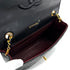 CHANEL VINTAGE MATELASSE HALF MOON CHAIN SHOULDER BAG BLACK LAMB SKIN 90301701 - PURPOSE