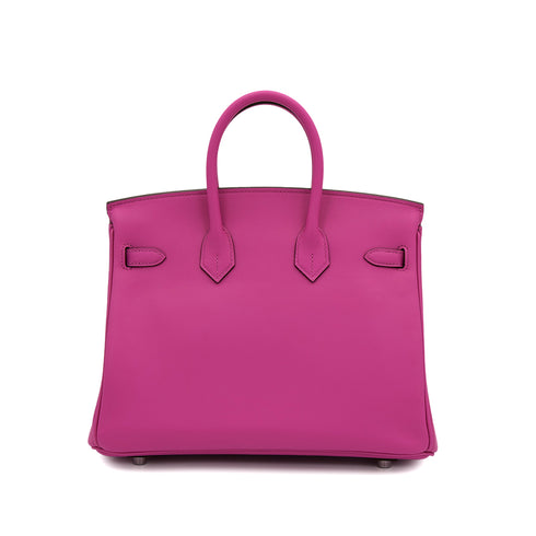 HERMES BIRKIN 25 MAGNOLIA SWIFT HAND BAG U SHW 90301703 - PURPOSE