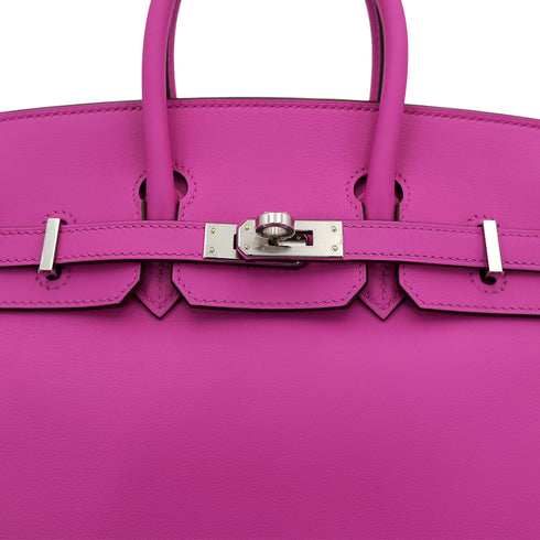 HERMES BIRKIN 25 MAGNOLIA SWIFT HAND BAG U SHW 90301703 - PURPOSE