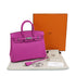 HERMES BIRKIN 25 MAGNOLIA SWIFT HAND BAG U SHW 90301703 - PURPOSE