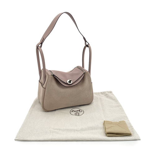HERMES LINDY 26 GLYCINE SWIFT GRIZZLY SHOULDER BAG X SHW 90301706 - PURPOSE