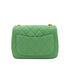 CHANEL MINI MATELASSE CHAIN SHOULDER BAG GREEN LAMB SKIN 90301708 - PURPOSE