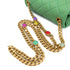 CHANEL MINI MATELASSE CHAIN SHOULDER BAG GREEN LAMB SKIN 90301708 - PURPOSE