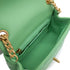 CHANEL MINI MATELASSE CHAIN SHOULDER BAG GREEN LAMB SKIN 90301708 - PURPOSE