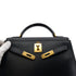 HERMES KELLY 28 SELLIER BLUE INDIGO BOXCALF HAND SHOULDER BAG □C GHW 90301712 - PURPOSE