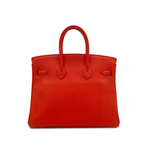 HERMES BIRKIN 25 CAPUCINE TOGO HAND BAG □Q SHW 90301716 - PURPOSE