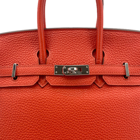 HERMES BIRKIN 25 CAPUCINE TOGO HAND BAG □Q SHW 90301716 - PURPOSE