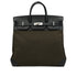 HERMES HAUT A COURROIES 40 BLACK VERT MAQUIS EVERCOLOR TOILE OFFICIER HAND BAG Z SHW 90301717 - PURPOSE