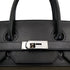 HERMES HAUT A COURROIES 40 BLACK VERT MAQUIS EVERCOLOR TOILE OFFICIER HAND BAG Z SHW 90301717 - PURPOSE