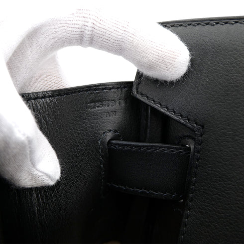HERMES HAUT A COURROIES 40 BLACK VERT MAQUIS EVERCOLOR TOILE OFFICIER HAND BAG Z SHW 90301717 - PURPOSE