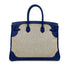 HERMES BIRKIN 35 GHILLIES BLUE SAPHIR SWIFT TOILE H HAND BAG R SHW 90301720 - PURPOSE