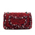 CHANEL MATELASSE CHAIN SHOULDER BAG RED TWEED ICON CHARM 90301722 - PURPOSE