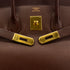HERMES BIRKIN 35 HABANA COURCHEVEL HAND BAG □A GHW 90301723 - PURPOSE